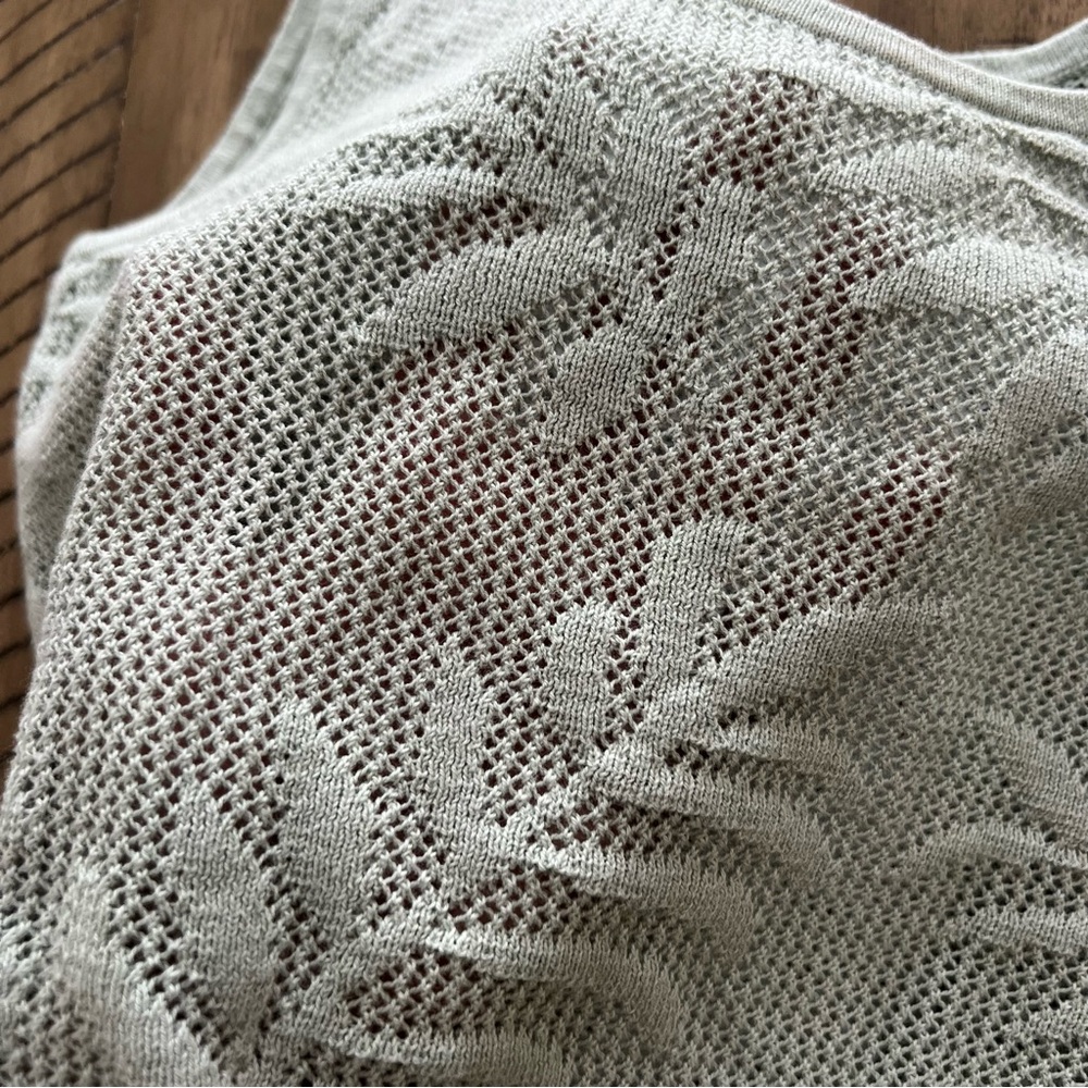 Madewell Palm-Stitch Crop Sweater Tank size XS - Picture 4 of 7